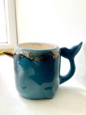 Blue Whale Ceramic Mug